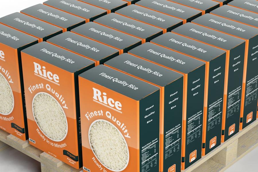 Semi-Automatic Rice Packaging