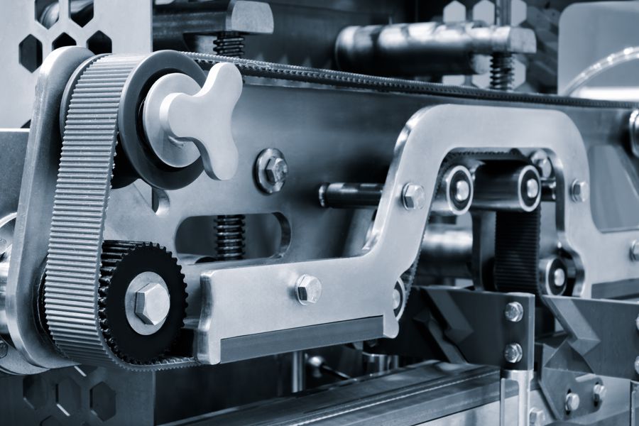 Tool-less format changeover on an automatic cartoning and packaging line.